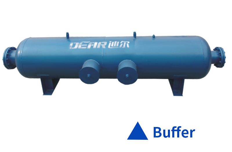 Buffer large impact energy absorption range