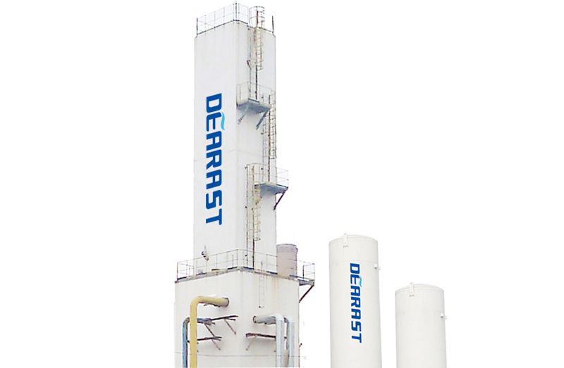 Air seperation unit, air separation plant for high purity nitrogen