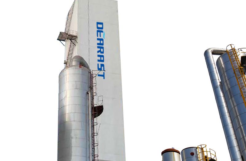 Cryogenic air separation plant, industrial oxygen plant