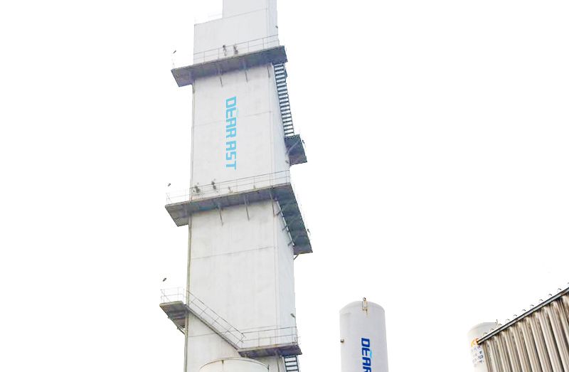 Liquid Air separation plant for oxygen and nitrogen with argon