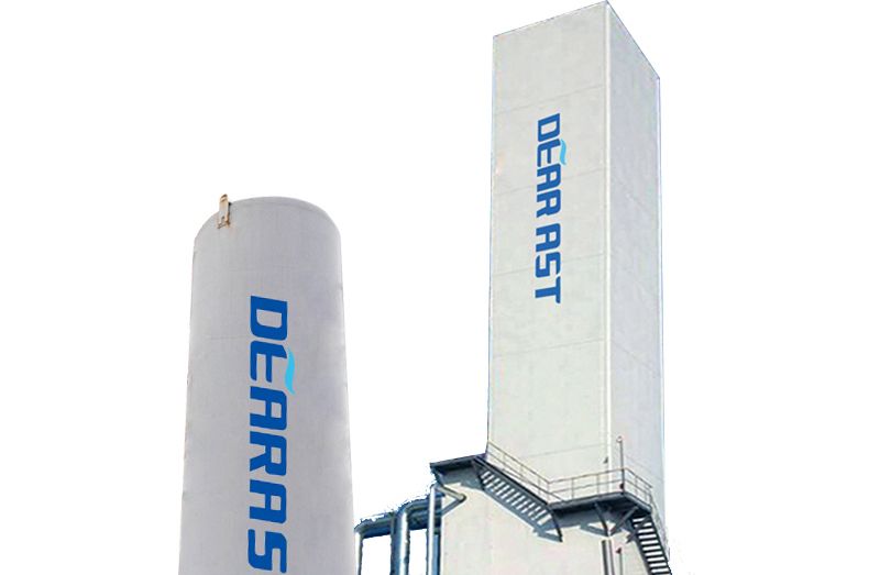 Cryogenic oxygen air separation plant gas separation