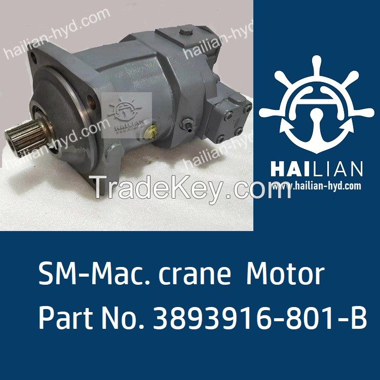 Macgregor Deck crane oil motor Part No. 3893916-801-B 