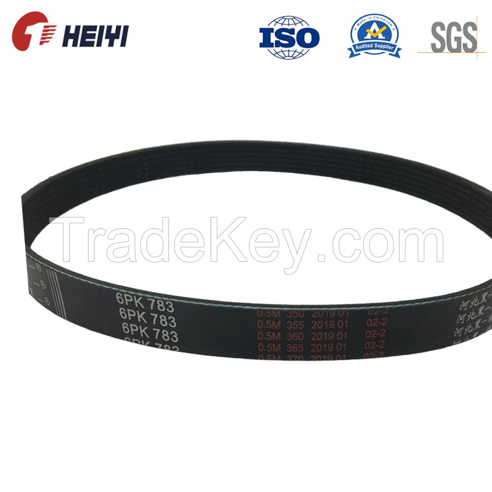 Low Noise Driving Pk Poly Ribbed V Belt for Car Parts