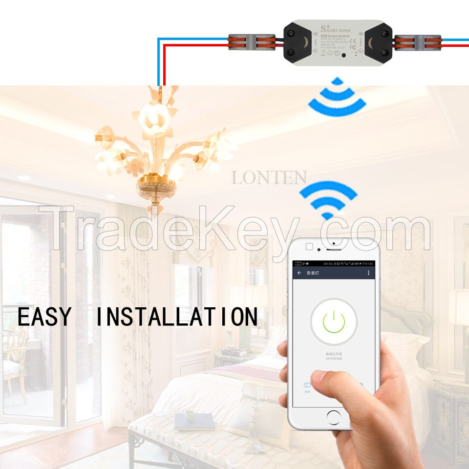 2020 WiFi Smart Light Switch Universal Breaker Timer Wireless Remote Control Works Smart Home Automation products 