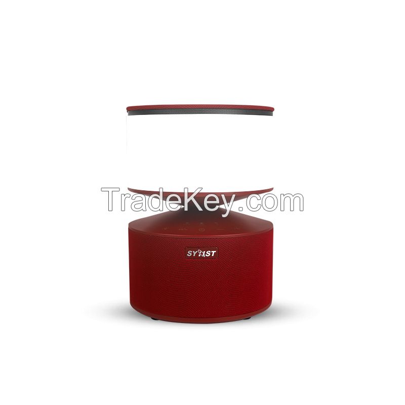 Bedside Lamp Bluetooth Speaker, with LED Color Changing and USB Charging Port for Mobile Devices