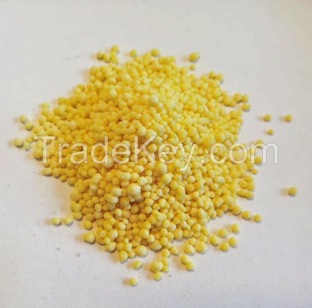Calcium ammonium nitrate compound fertilizer is 100% soluble in water to provide water-soluble calcium to loosen the soil