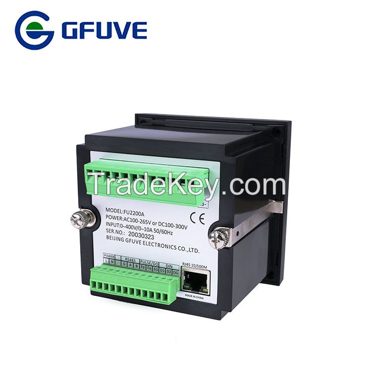 Three Phase Power Analyzer GFUVE FU2200A 96*96mm Multifunction Power M