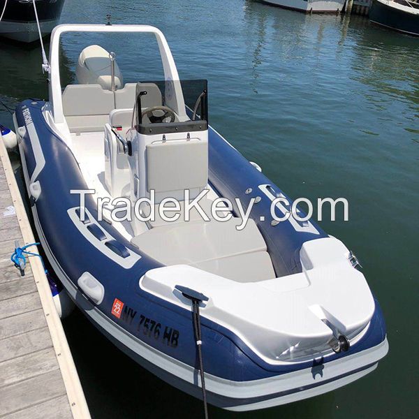 Liya RIB boat 520 hypalon rib inflatable boats for sale