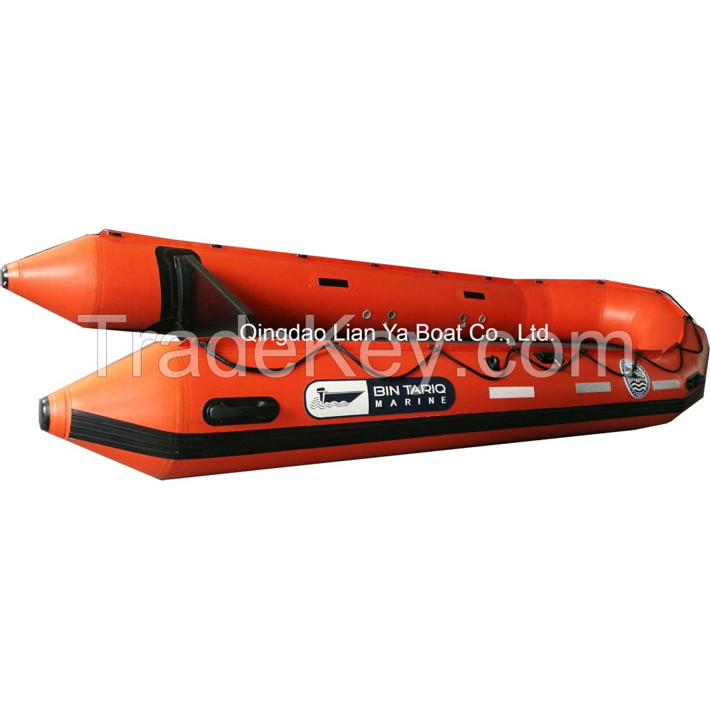 Liya China 3m-7m rescue outboard motor inflatable boat