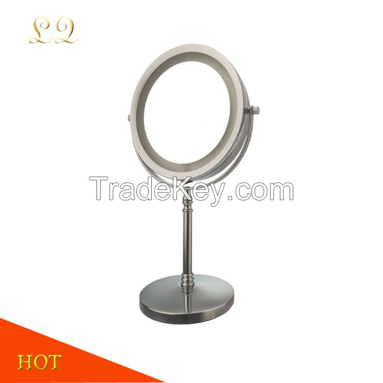 hot sales good quality iron coated plate desk makeup mirror