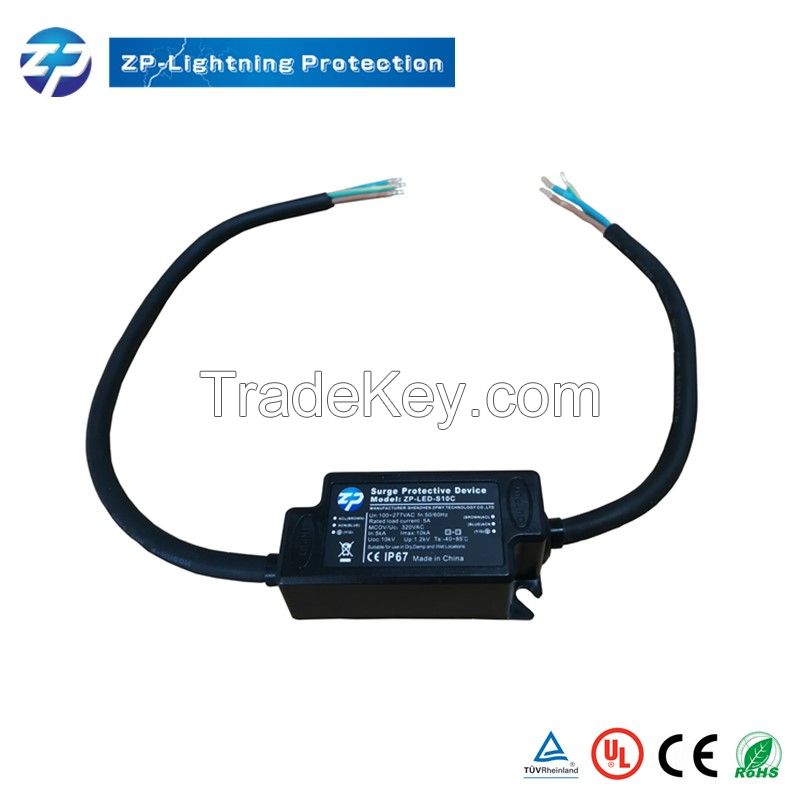 Series Connection Led Surge Protector For High Power Protection 20KV Approved LED Street Lamp Power Surge Protection