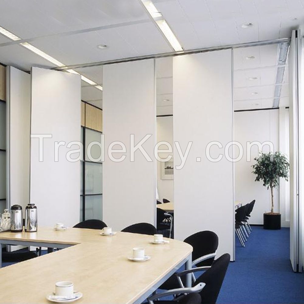 Professional Manufacturer Acoustic Office Folding Partitions With MDF