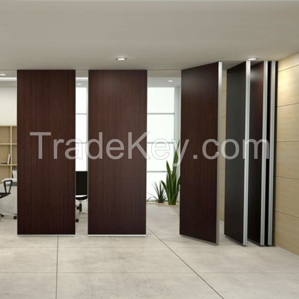 Professional Manufacturer Acoustic Office Folding Partitions With MDF