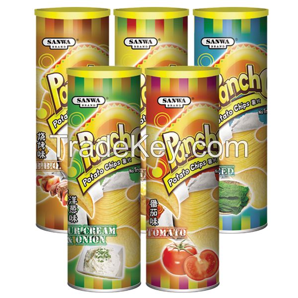 ISO Certified Pringles Style Potato Chips OEM
