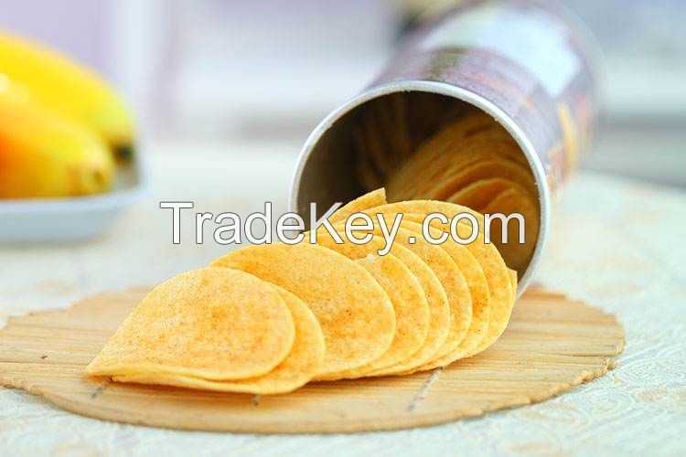 ISO Certified Pringles Style Potato Chips OEM
