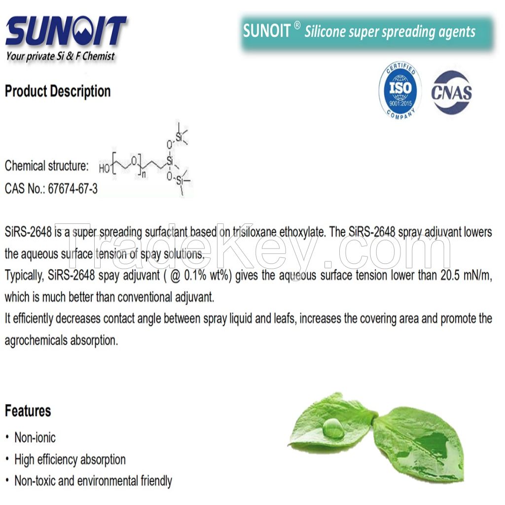 Silicone Super Spreading Adjuvant Sirs-2648