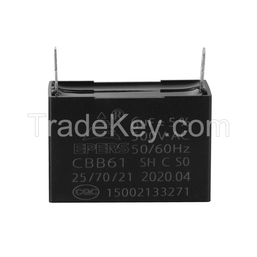 CBB61 AC fan capacitor for