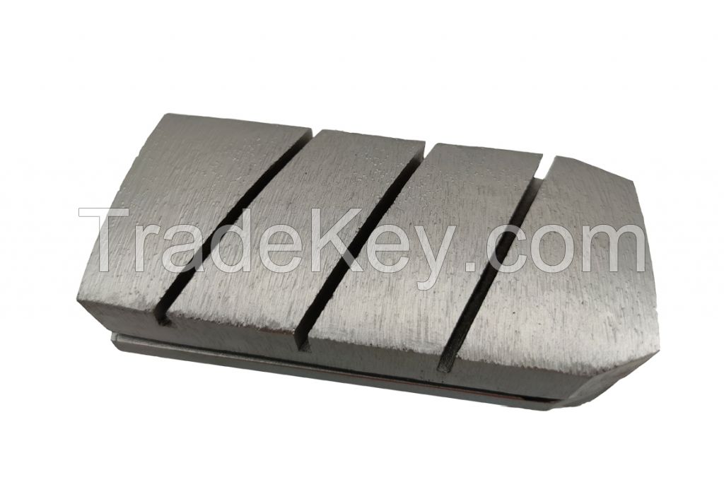 Diamond fickert and resin grinding tools for stone slab grinding and polishing