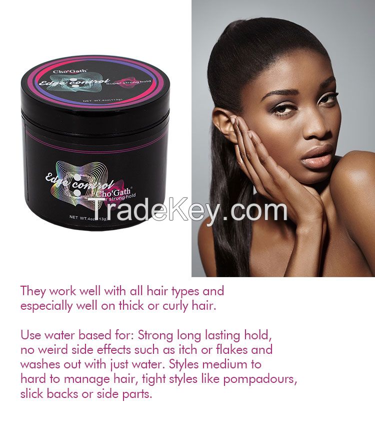 strong hold hair edge control with free sample and private label