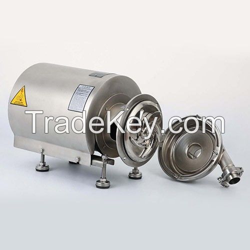 High efficiency liquid milk water small stainless steel sanitary centrifugal pump