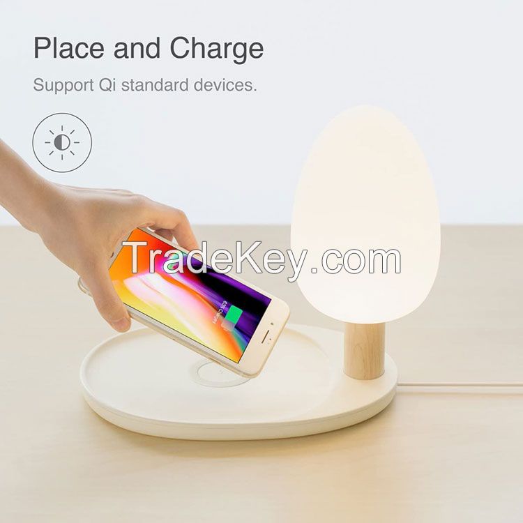 Fast Wireless Charging Tree Desk Lamp for mobile phone