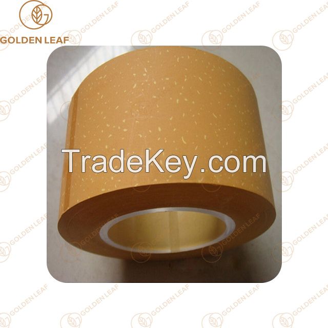 Yellow Cork Tipping Paper Tobacco Wrapper Custom Design