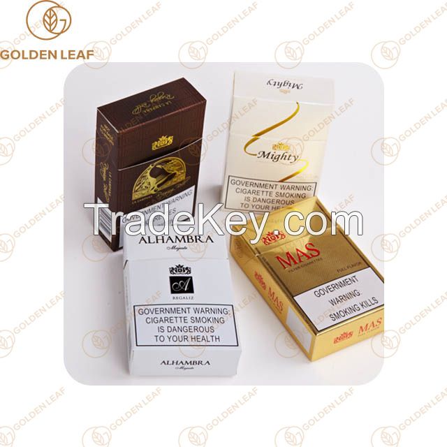 Biodegradable Hot Selling Customized Cardboard Cigarette Case Tobacco Packaging Box Premium Quality 
