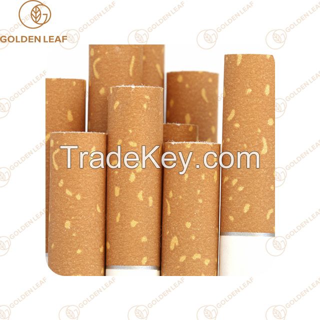 High-Quality Tipping Paper Customized Yellow Cork Tipping Paper for Cigarette Filter Rods