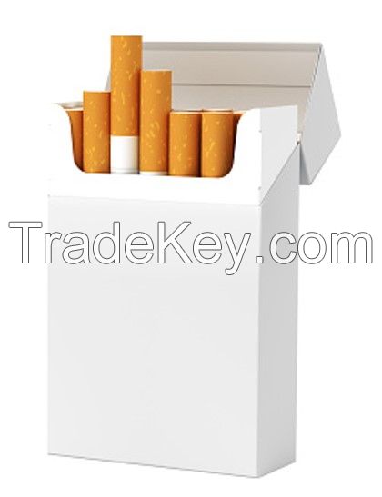 Hot Selling Shaped Rigid Paperboard Cigarette Paper Packaging Boxes Cigarettes Case Tobacco Box
