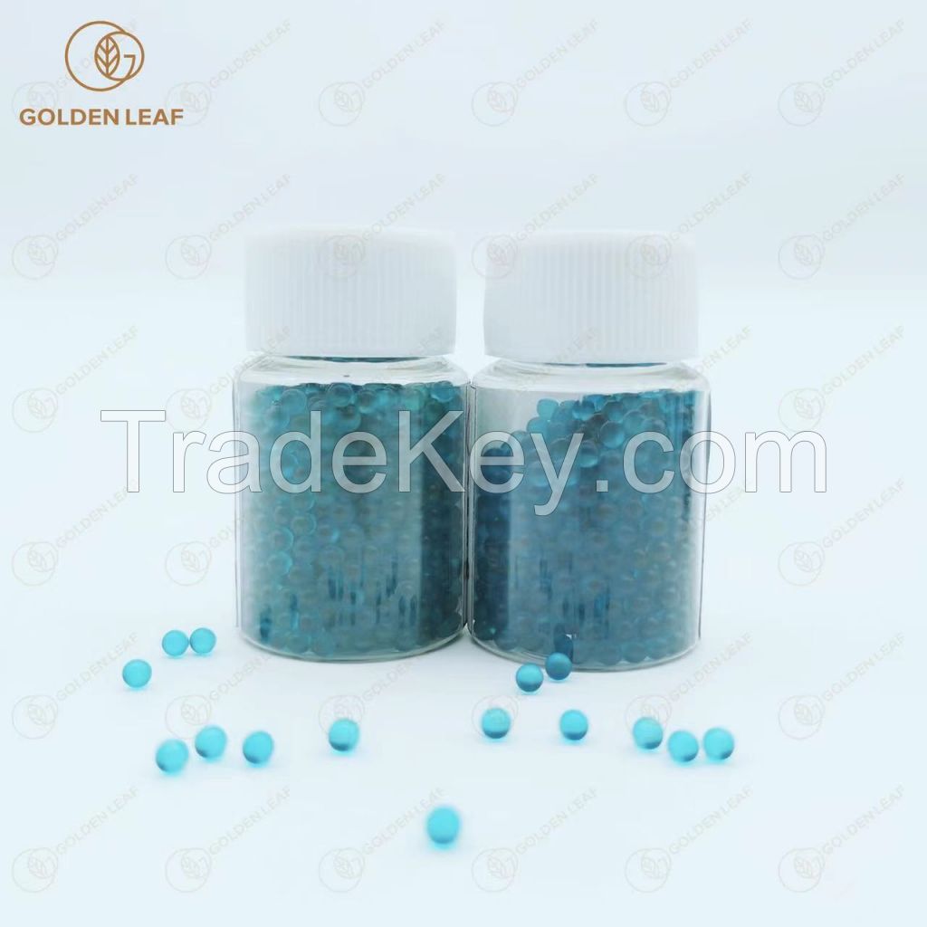 Food Grade Many Flavors Menthol Capsule Blasting Beads Crush Balls for Tobacco Filter Tip