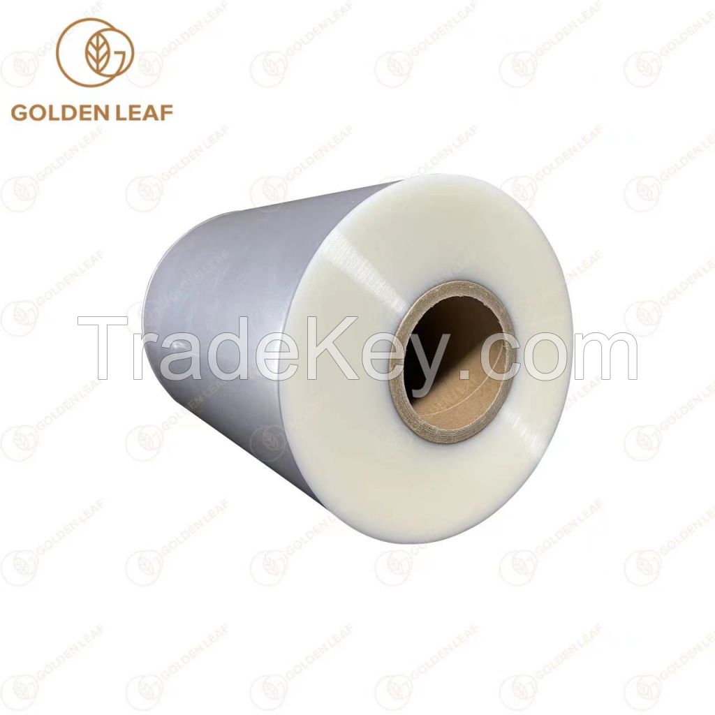 Industrial Strength Adhering High Shrink Wrap Rolls Transparent BOPP Film for Tobacco Packaging
