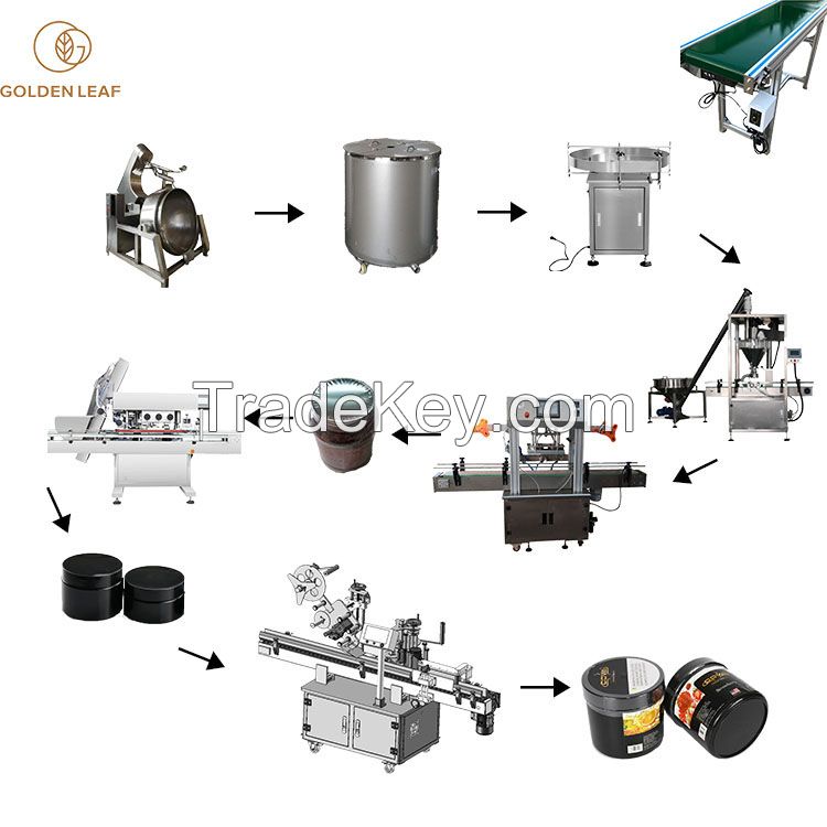 2022 New Arrival Automatic Hookah Canning Equipment Machine Production Line Equipment for Hookah Packaging