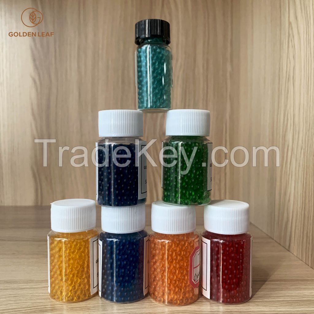 INDUSTRY PRICE Food Grade Non-Toxic Compound Typical Menthol Capsules Blasting Beads Crush Balls in Tobacco Filter Rods