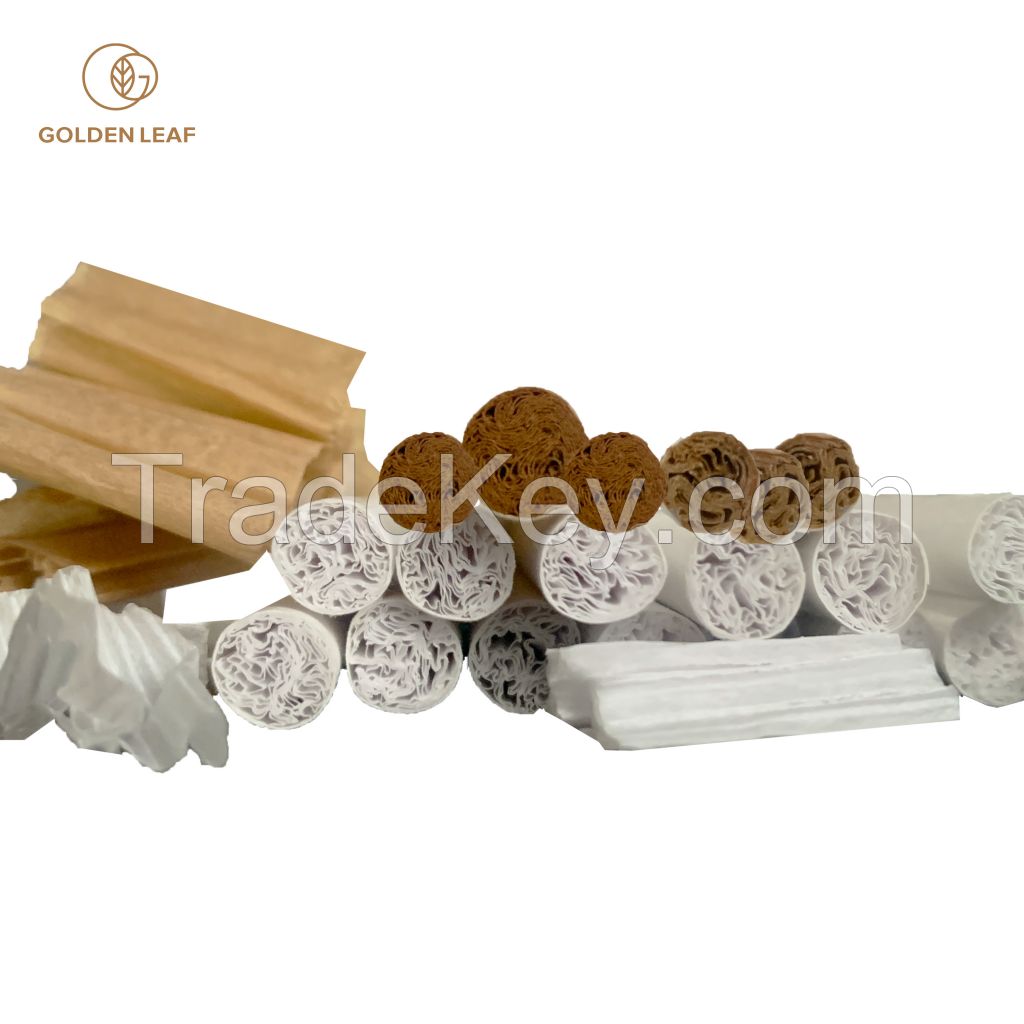 China Made Hot Selling Food Grade Non-Toxic High Quality Eco-Friendly Combined Paper Filter Rods for Tobacco Packaging
