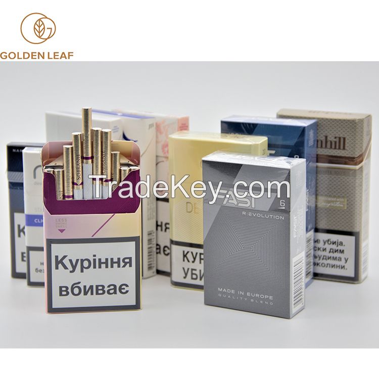 Hot Sales High Quality Custom Multiple Styles Anti-Counterfeiting Shaped Rigid Paperboard Pack Paper Customized Tobacco Cardboard for Tobacco Packaging