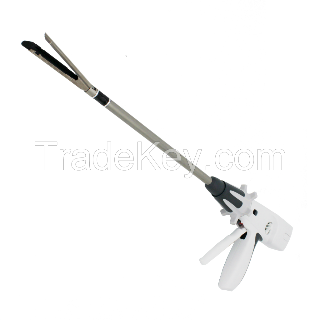 Disposable electric endoscopic linear cutting stapler and components