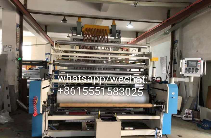 Automatic co-extrusion stretch film machine PE/PVC cling film machine