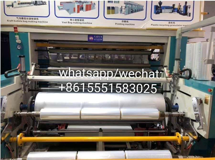 Taiwan double layer casting stretch film machine for food cling film