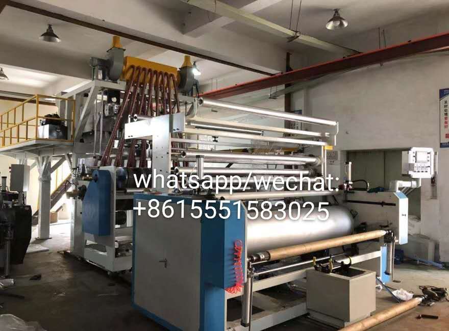 Double layer co-extrusion pallet stretch cling film making machine