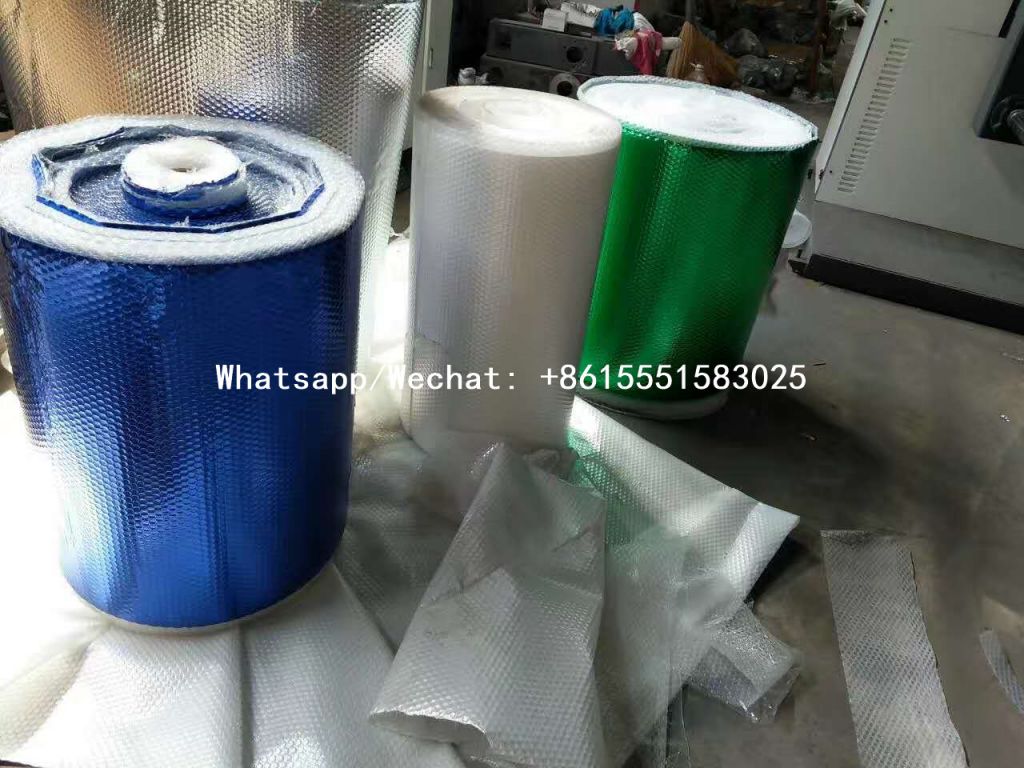 1200MM seven layer pe aluminum foil lamination air bubble film machine