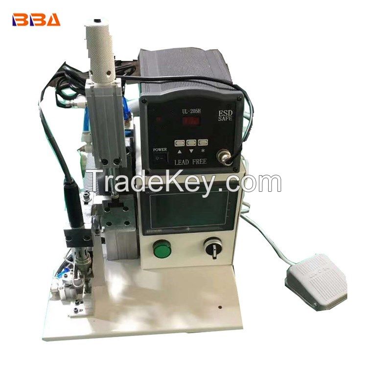 BBA semi-auto wire soldering machine with tin feeding