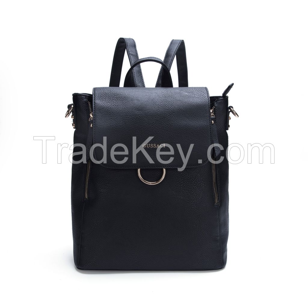 GUSSACI Fashion Backpack bag PU Leather Women Shoulder bag Lady Handbag (G15547)