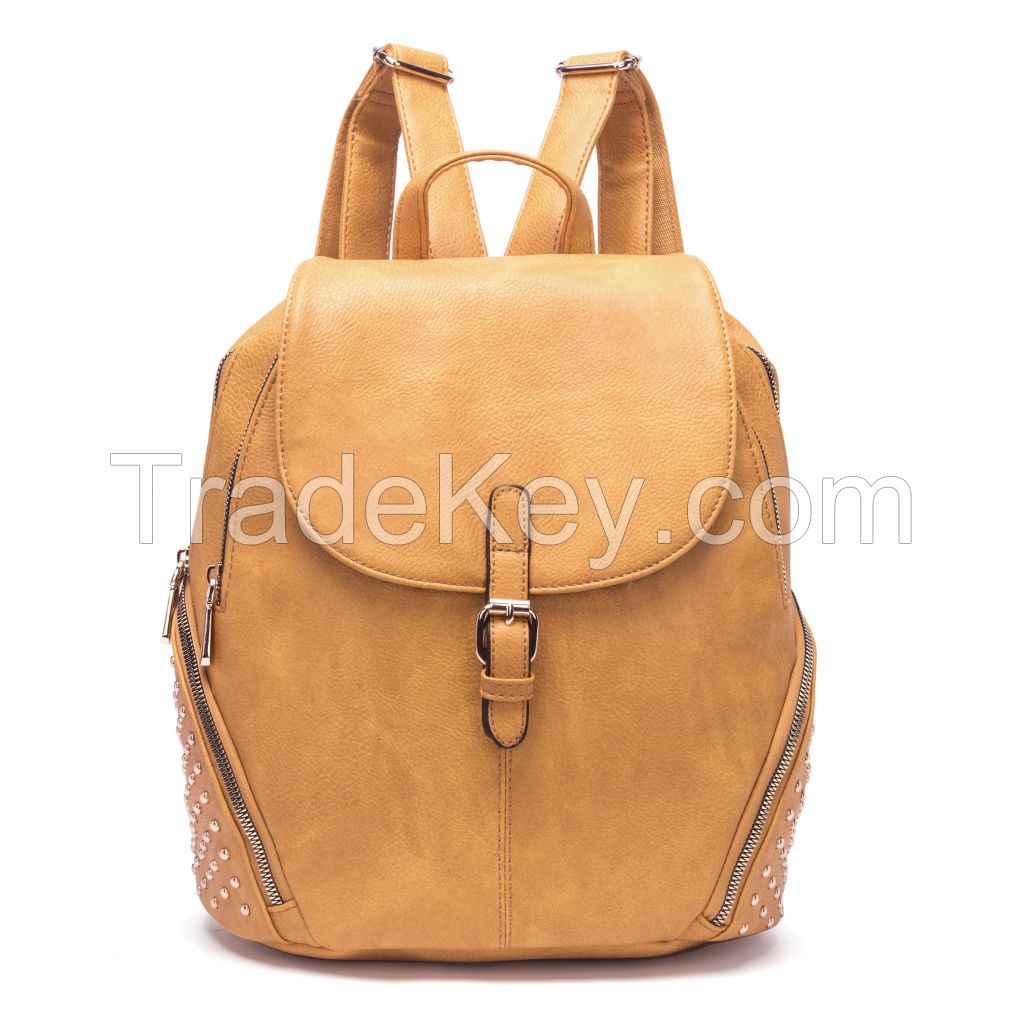 GUSSACI Backpack bag PU Leather Women Shoulder bags Lady Handbag (GUSYBB-026-2)