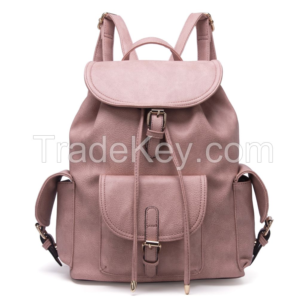 GUSSACI Fashion Backpack bag PU Leather Women Shoulder bag Lady Handbag (GYLN-007-34)