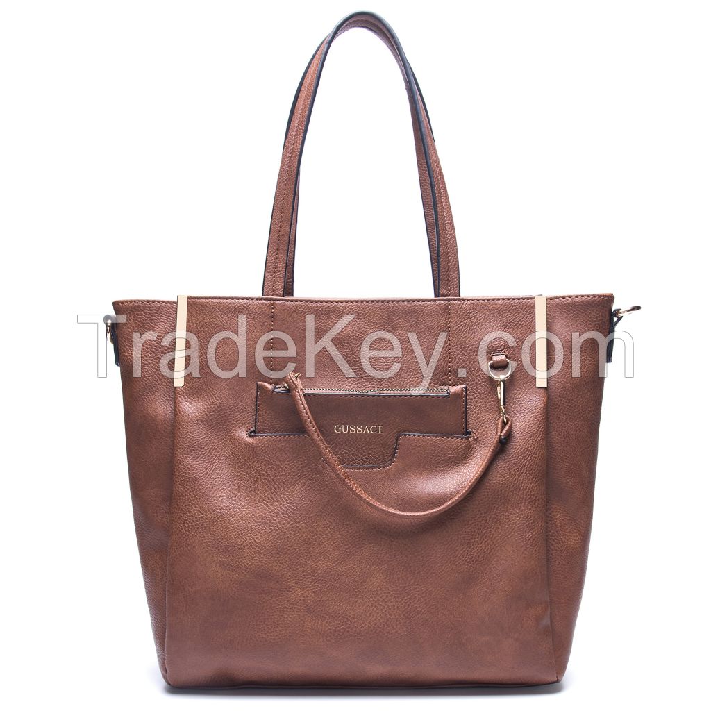 GUSSACI Fashion Handbag PU Leather Women Shoulder bag Lady Handbag (GUSYBA-008-3)