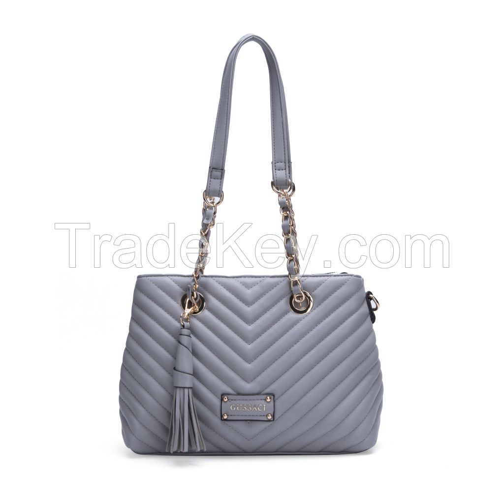 GUSSACI Fashion Handbag PU Leather Women Shoulder bag Lady Handbag (GUSYJF-017-5B)