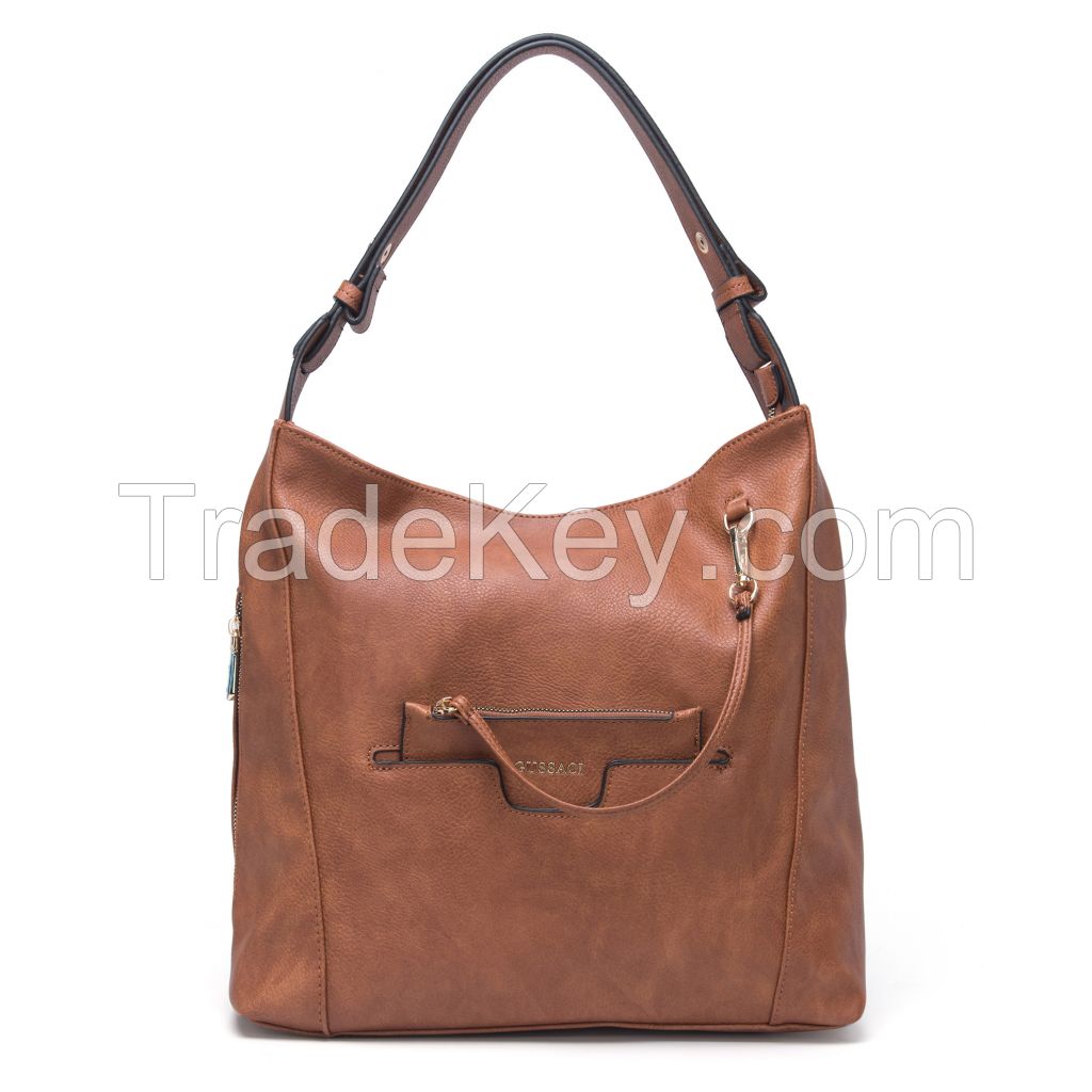 GUSSACI Fashion Handbag PU Leather Women Shoulder bag Lady Handbag (GUSYBF-021-2)