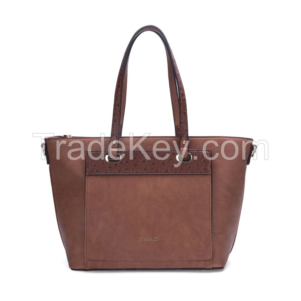GUSSACI Fashion Handbag PU Leather Women Shoulder bag Lady Handbag (GUSYJF-028-4)
