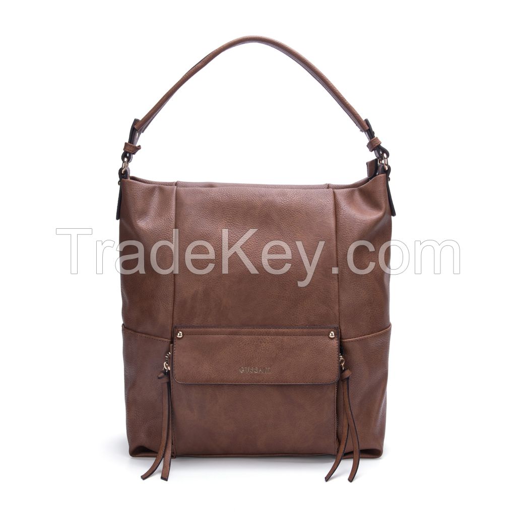 GUSSACI Fashion Handbag PU Leather Women Shoulder bag Lady Handbag (GUSYJF-028-1)