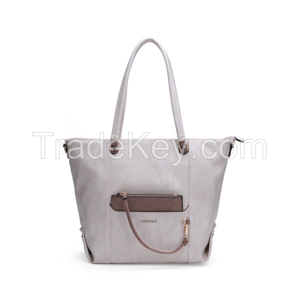 GUSSACI Fashion Handbag PU Leather Women Shoulder bag Lady Handbag (GUSYJF-024-4)